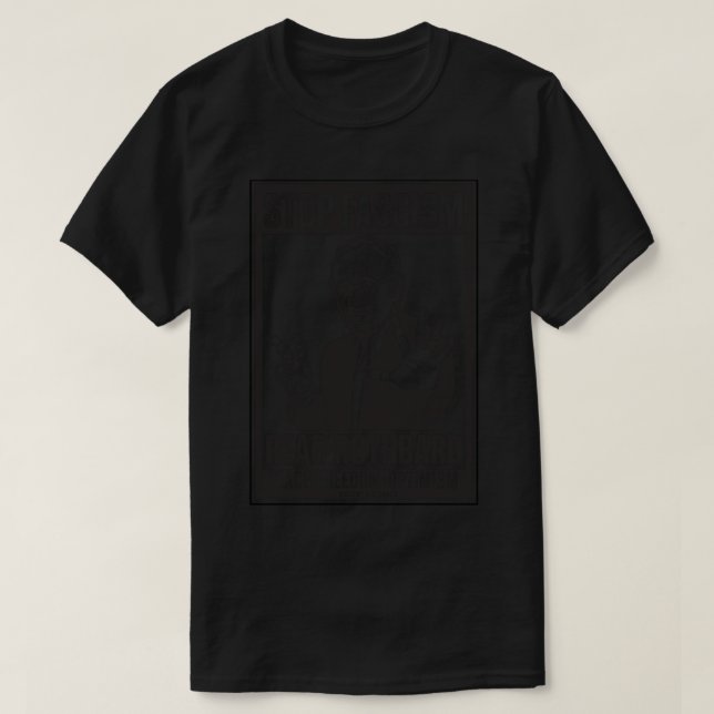 T-shirt Arrêter le fascisme Lire Rothbard (Design devant)