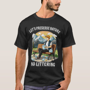 T-shirt Arrêter le filtrage de protection de la nature De