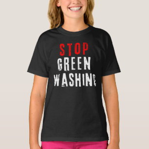 T-SHIRT ARRÊTER LE LAVAGE À VERRE