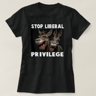 T-shirt Arrêter le privilège libéral