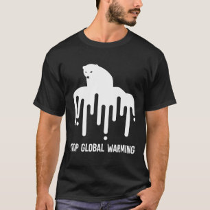 T-shirt Arrêter le réchauffement climatique réchauffement 