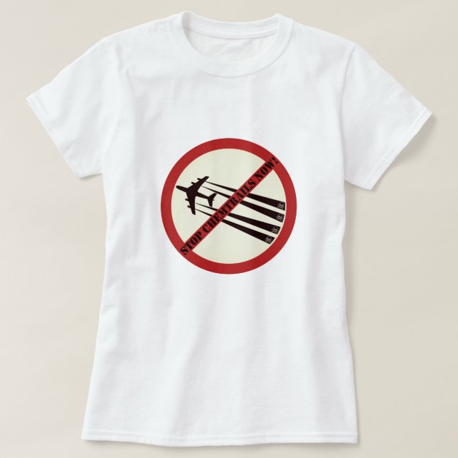 T-shirt Arrêter les chemins (Design devant)