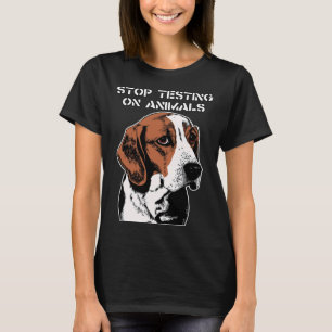T-shirt Arrêter Les Essais Animaux Mettre Fin À La Vivisec