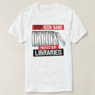 T-shirt Arrêter les interdictions de livre protéger les bi