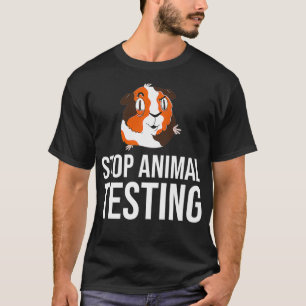 T-shirt Arrêter L'Essai Animal Du Rongeur De Hamster De Co