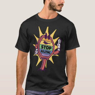 T-shirt Arrêter L'Intimidation Pas De Teinture Lutter Cont