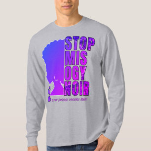 T-shirt ARRÊTER MISOGYNOIR DVA Violence familiale