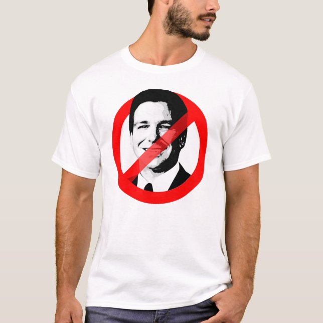 T-SHIRT ARRÊTER RON DESANTIS (Devant)
