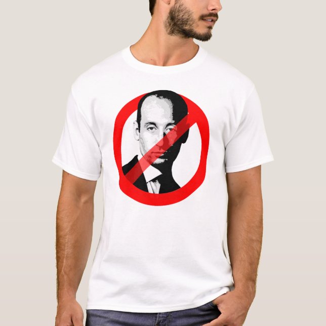 T-SHIRT ARRÊTER STEPHEN MILLER (Devant)