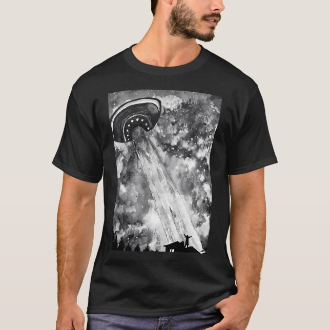 T-shirt Arrêter un Ovni (Devant)