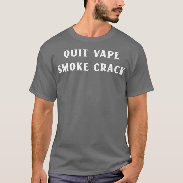 T-shirt Arrêter vape (Devant)