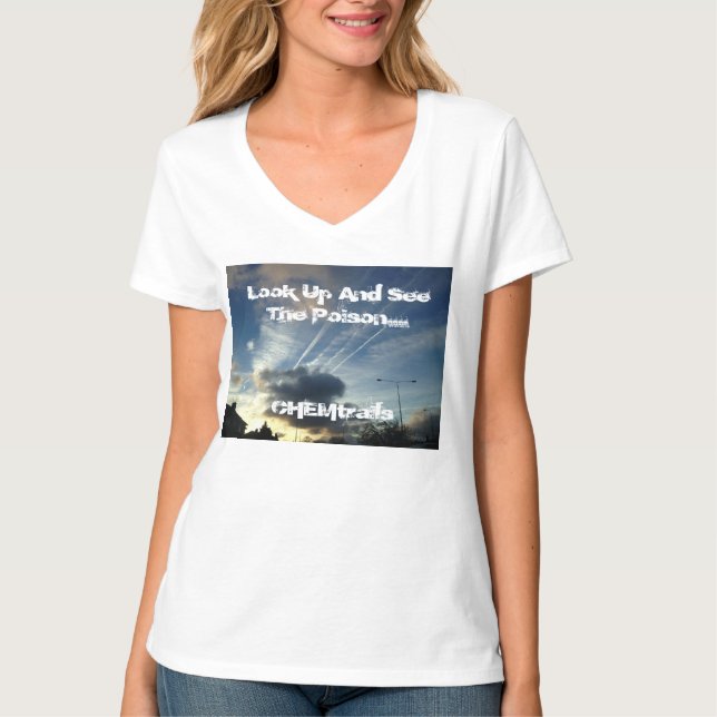T-shirt Arrêtez CHEMtrails (Devant)