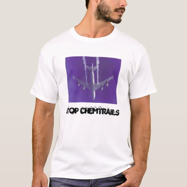T-shirt Arrêtez Chemtrails (Devant)