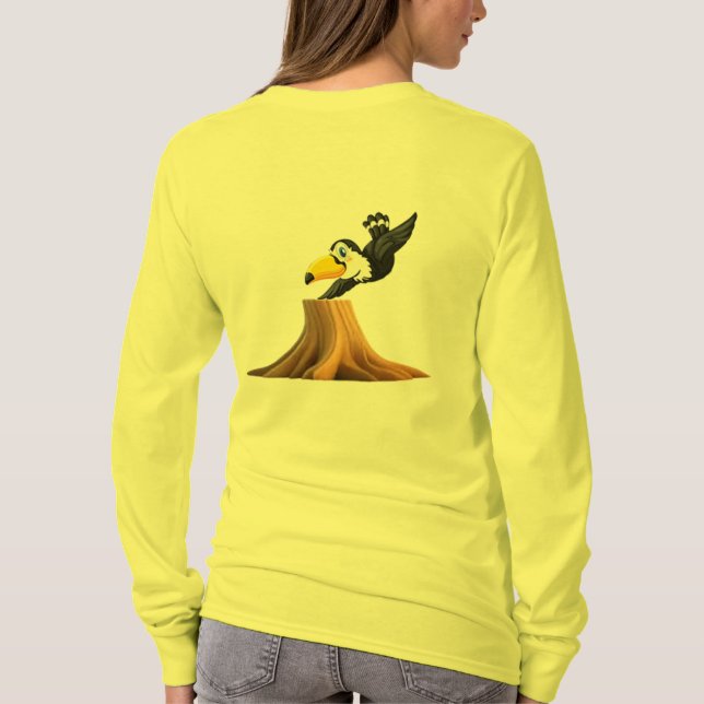 T-shirt Arrêtez de couper le bois, sauvez-nous (Dos)