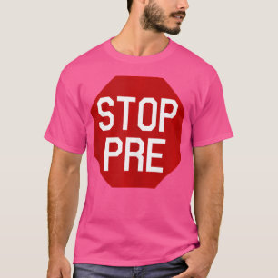 T-shirt Arrêtez de courir avant