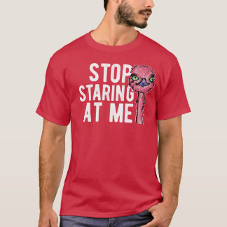 T-shirt Arrêtez De Me Regarder Drôle Agriculteur Sarcastiq