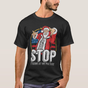 T-shirt Arrêtez De Regarder Mon Forfait Amusant Humour Adu