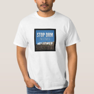 T-shirt Arrêtez DRM dans HTML5