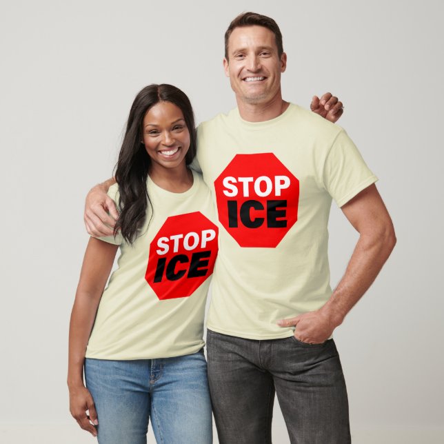 T-shirt Arrêtez ICE (Unisexe)