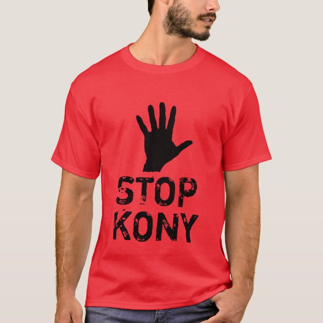 T-shirt Arrêtez Kony (Devant)