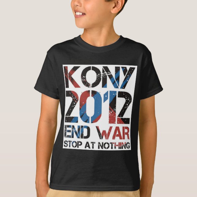 T-shirt Arrêtez Kony (Devant)