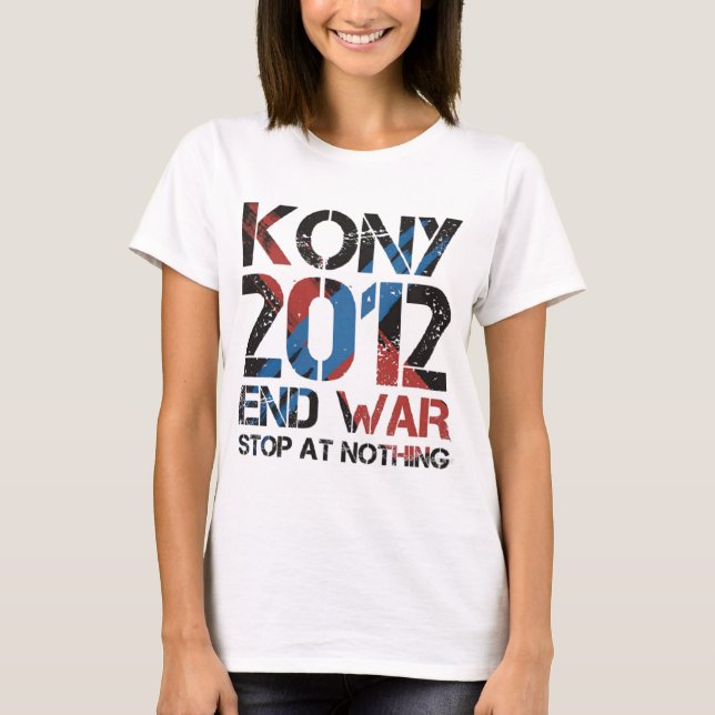 T-shirt Arrêtez Kony (Devant)