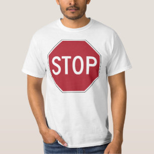 T-shirt arrêtez la chemise