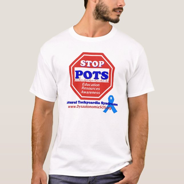 T-shirt ARRÊTEZ la chemise de conscience de POTS (Devant)
