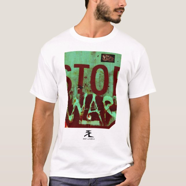 T-shirt Arrêtez la guerre ! (Devant)