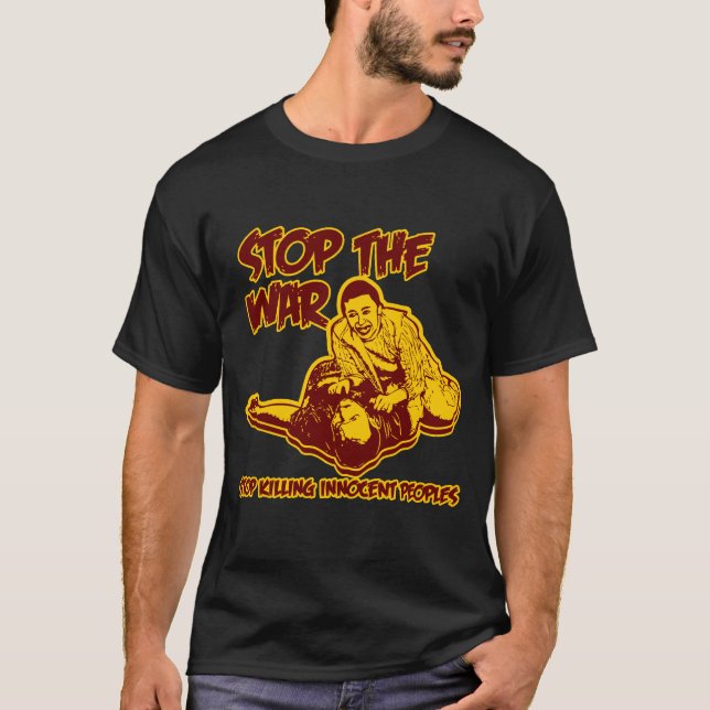 T-shirt Arrêtez la guerre (Devant)