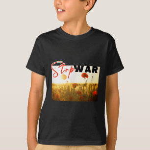 T-shirt Arrêtez la guerre avec le Poppy