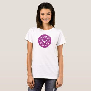 T-shirt Arrêtez la guerre dans mon support - conscience d