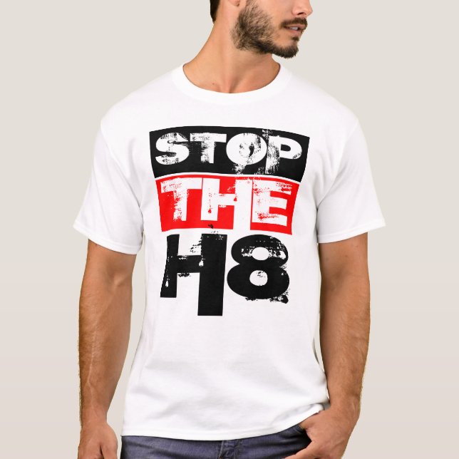 T-shirt Arrêtez la haine (Devant)