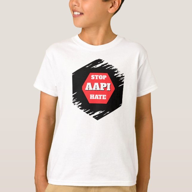T-shirt Arrêtez la haine envers les AAPI (Devant)