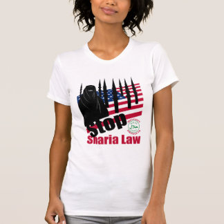 T-shirt ARRÊTEZ LA LOI de SHARIA (Etats-Unis)