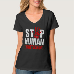 T-shirt Arrêtez la traite des êtres humains, mettez fin à