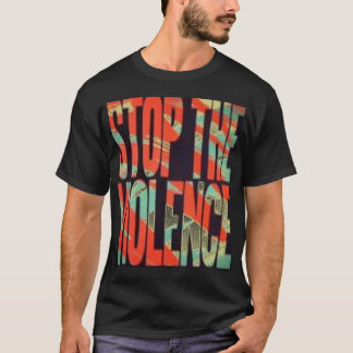 T-shirt Arrêtez la violence 4u2nv