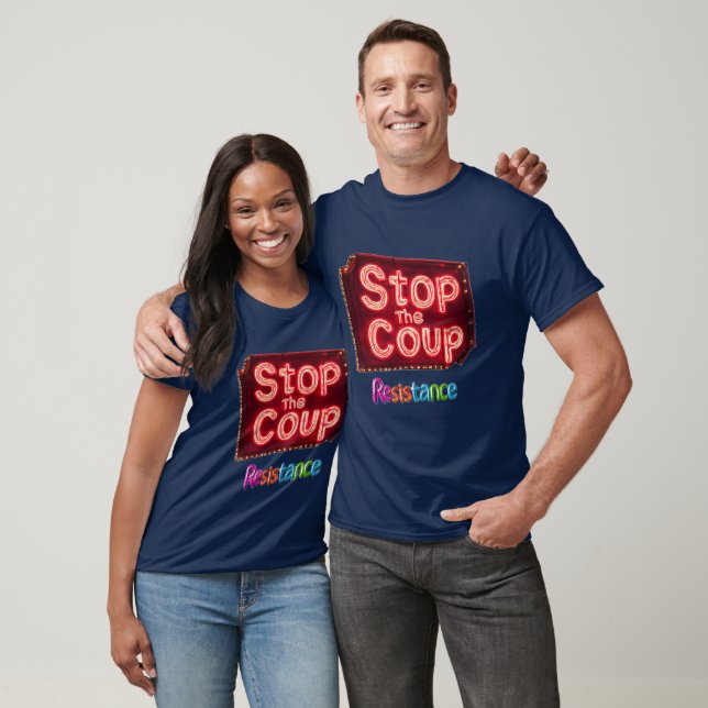 T-shirt Arrêtez Le Coup D'État (Unisexe)