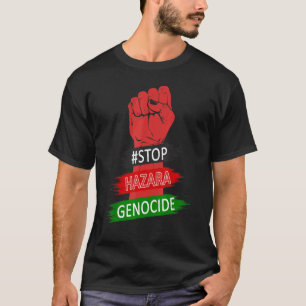 T-shirt Arrêtez le génocide Hazara #StopHazaraGenocide