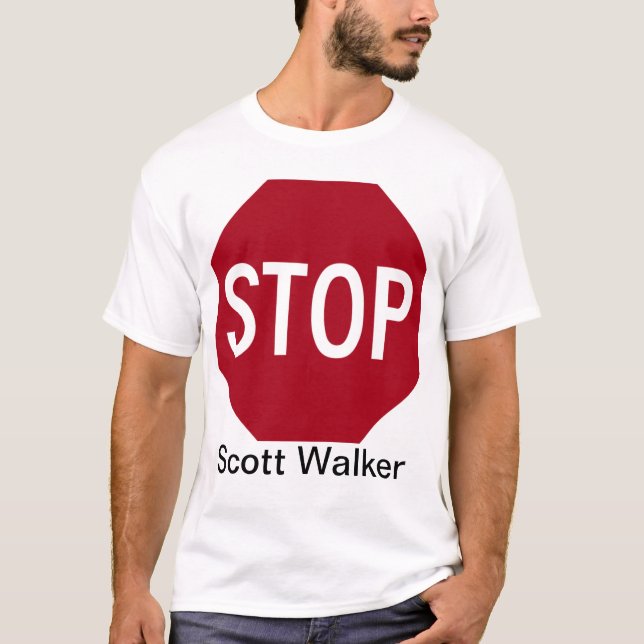 T-shirt Arrêtez le marcheur de Scott (Devant)