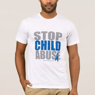 T-shirt Arrêtez le mauvais traitement à enfant