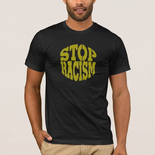 T-shirt Arrêtez le racisme (Devant)