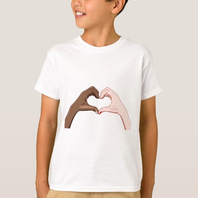 T-shirt Arrêtez le racisme (Devant)