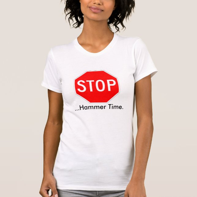 T-shirt Arrêtez… le temps de marteau (Devant)