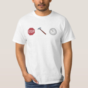 T-shirt Arrêtez le temps de marteau