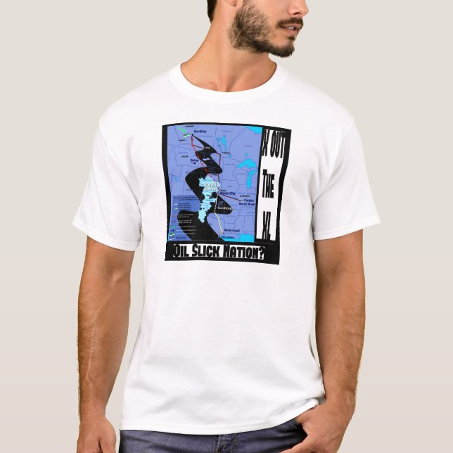 T-shirt Arrêtez l'extension de canalisation de XL (Devant)