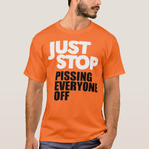 T-shirt Arrêtez l'huile