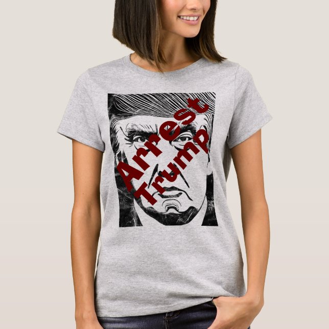 T-shirt Arrêtez Trump (Devant)