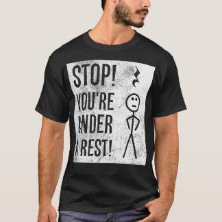 T-shirt Arrêtez-Vous Sous Un Repos Drôle Grammar Cadeau