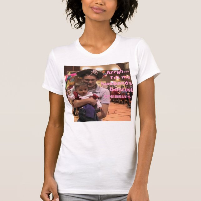 T-shirt Arrgh… je suis moi le trésor bestest du mari (Devant)